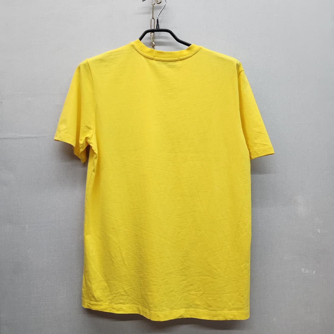 MSGM 실버 메탈릭 로고 반팔티 M 상품이미지4