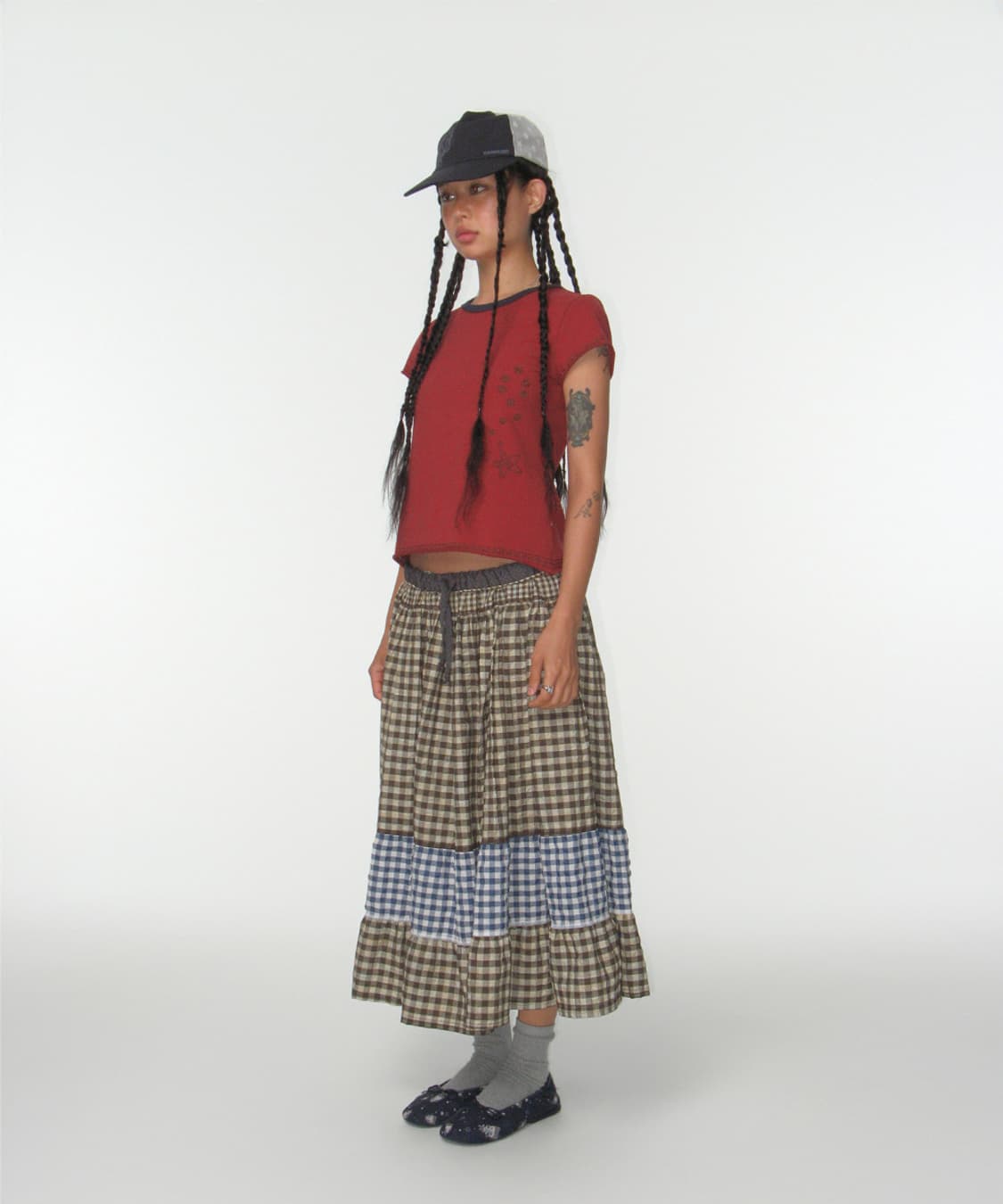 코이세이오 솔라 티셔츠 레드 상품이미지4