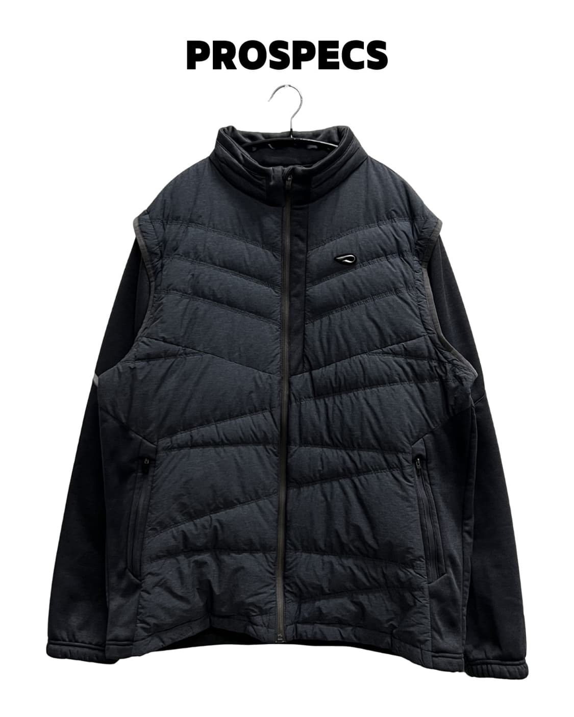 프로스펙스 경량 패딩 자켓 차콜 상품이미지1