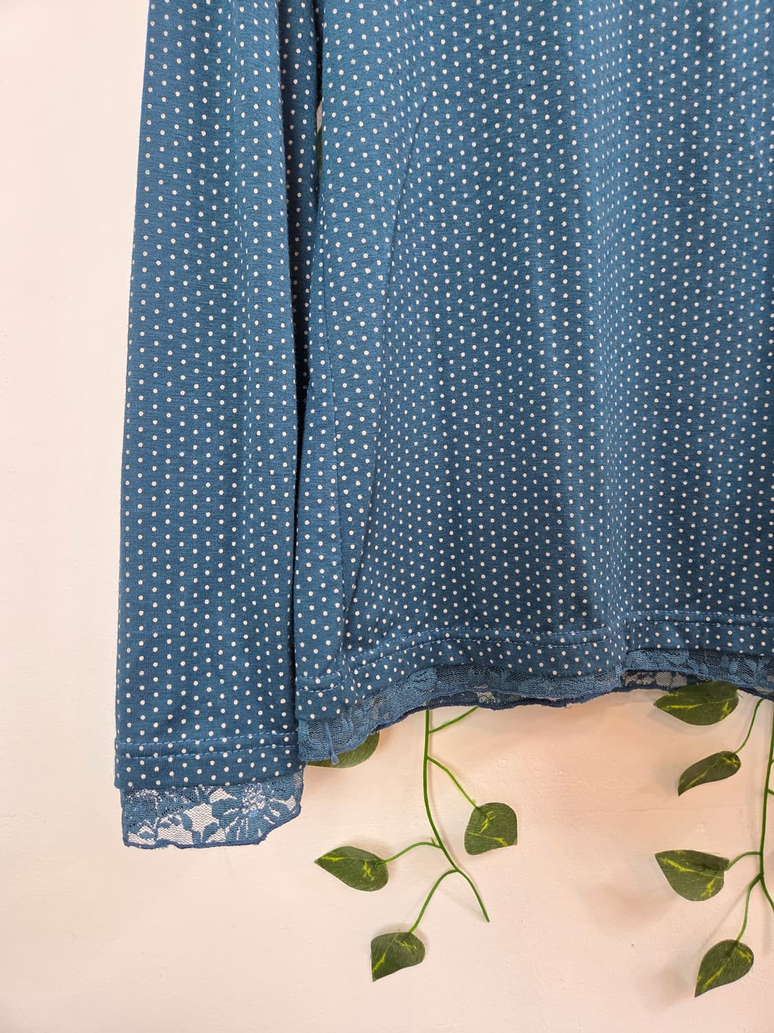 청록 도트 슬리브 상품이미지3