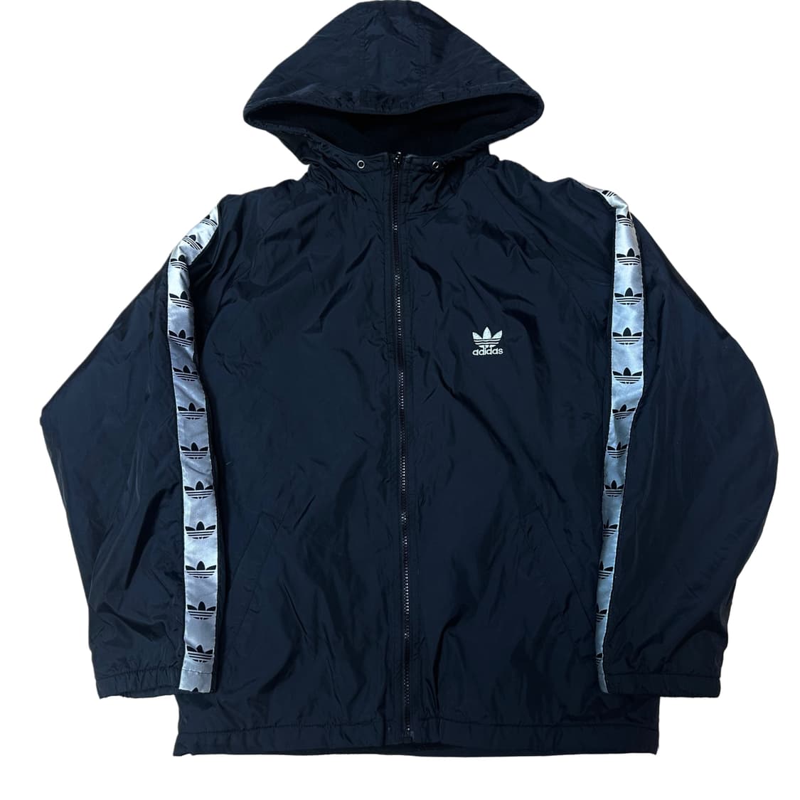 아디다스 90s 테잎로고 블랙바람막이 100 상품이미지2