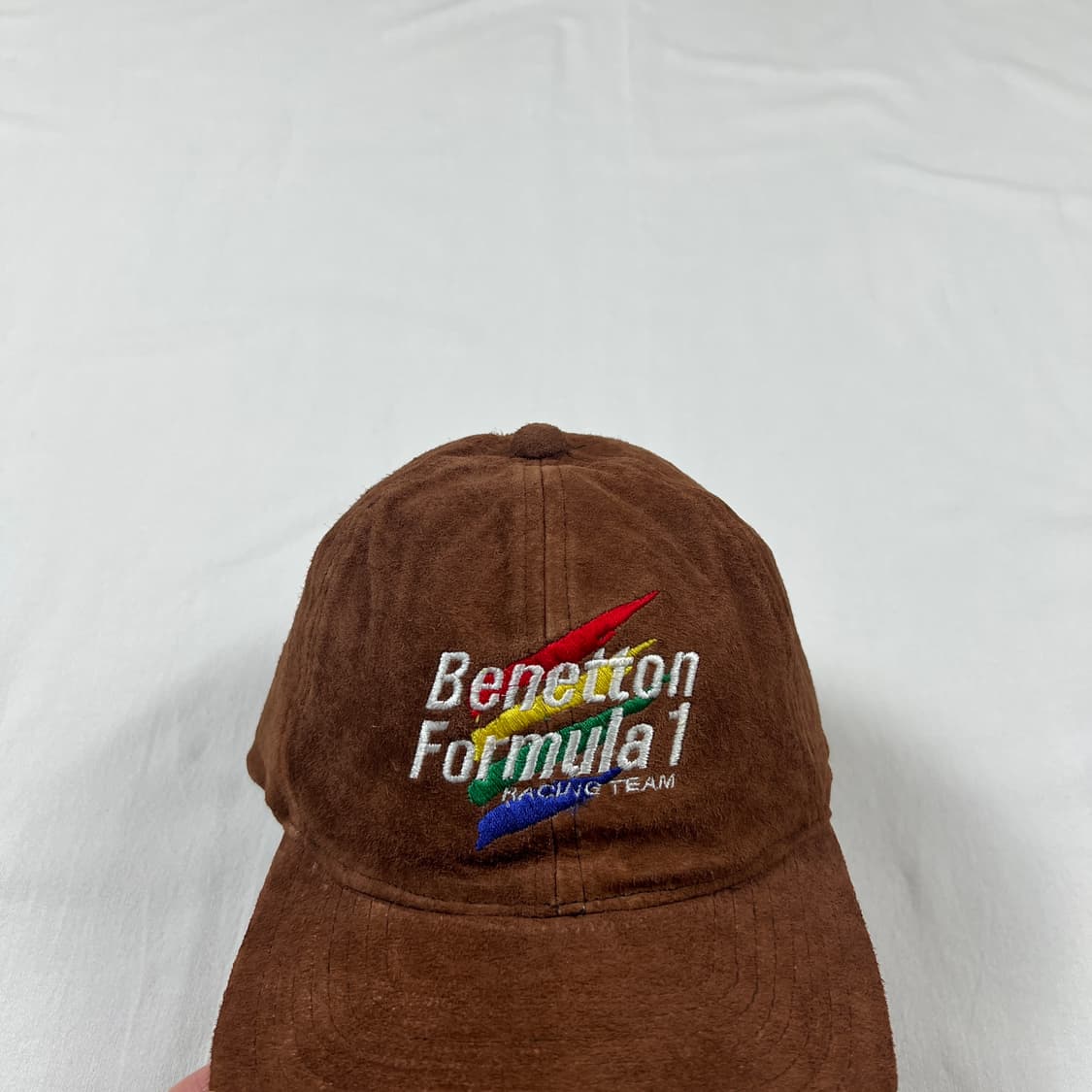 90‘s 베네통포뮬러1 bf1 로고 스냅 캡 모자 상품이미지3