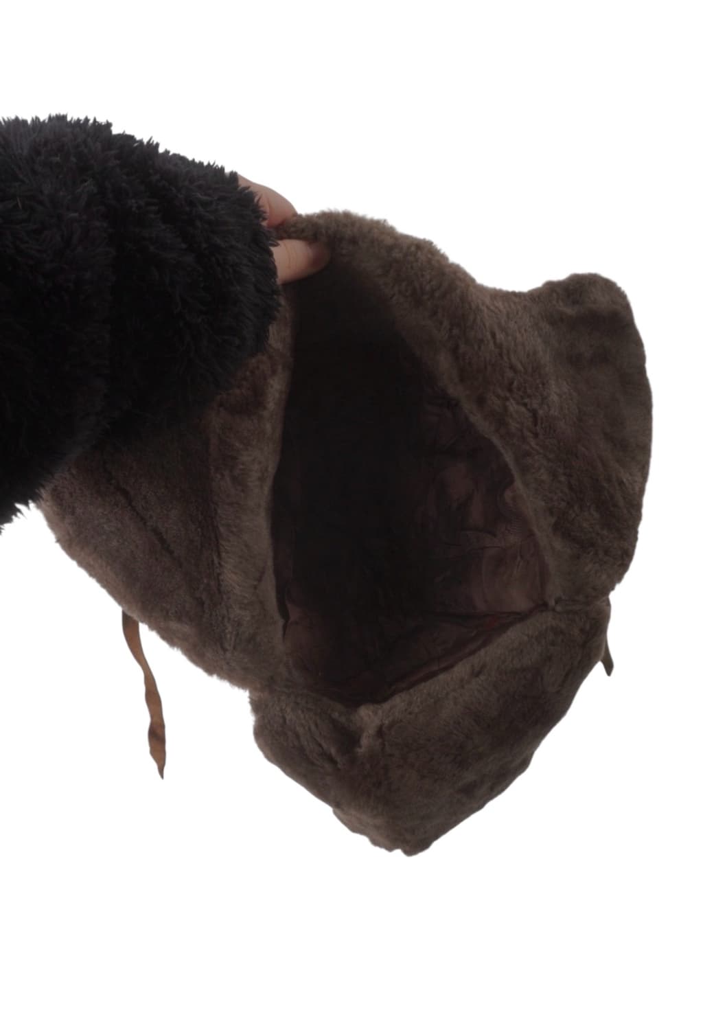 Vintage mouton Bomber hat 상품이미지8