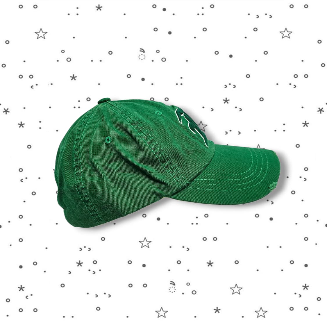  VonDutch 본더치 자수 그린 캡 상품이미지4