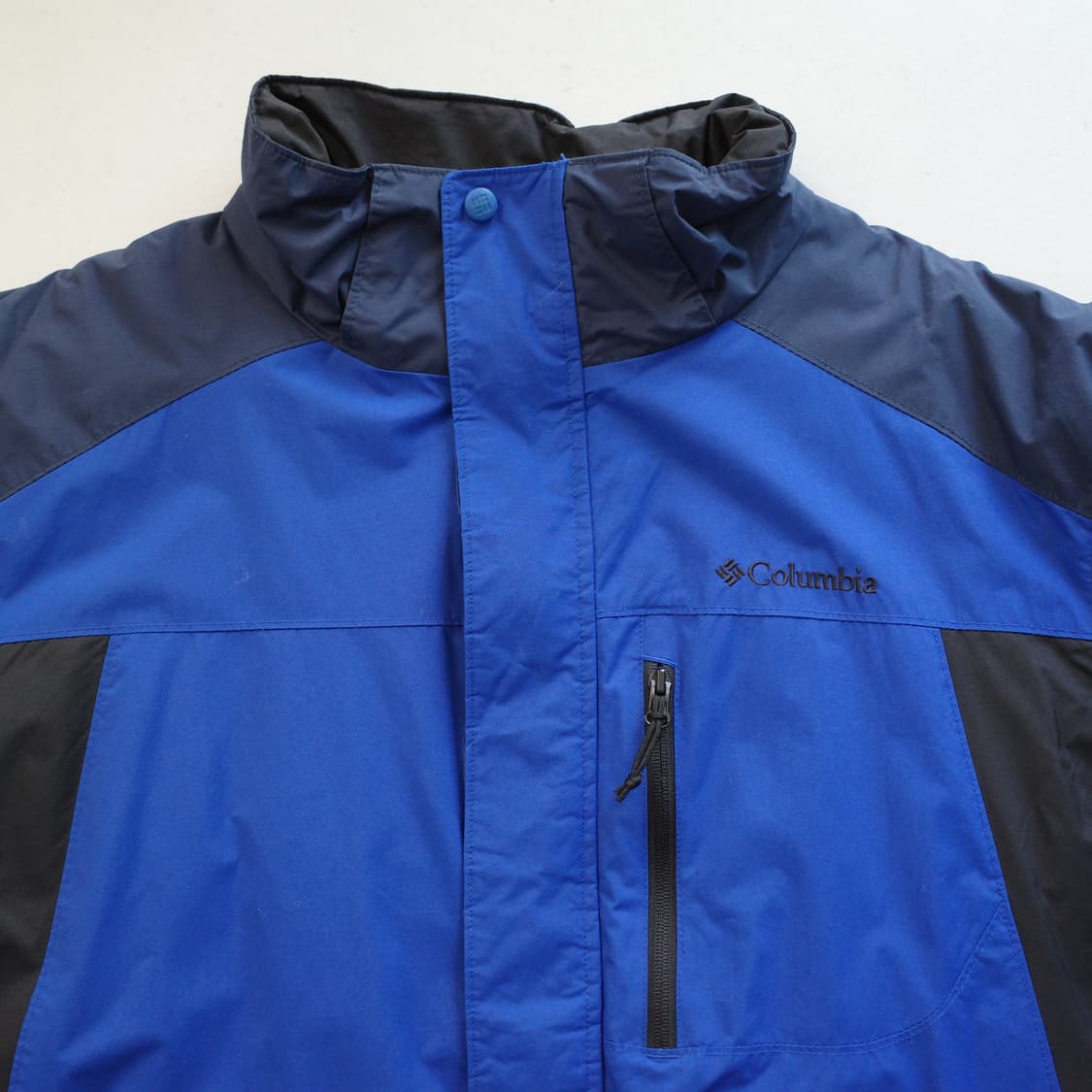 90s 컬럼비아 옴니쉴드 패딩 자켓 블루 XL 상품이미지2