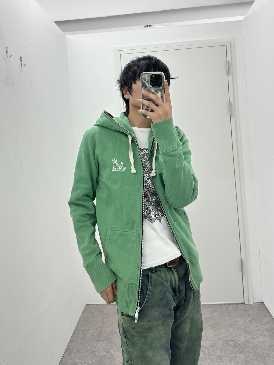 VAROSH japan retro star full zip up hood 상품이미지2