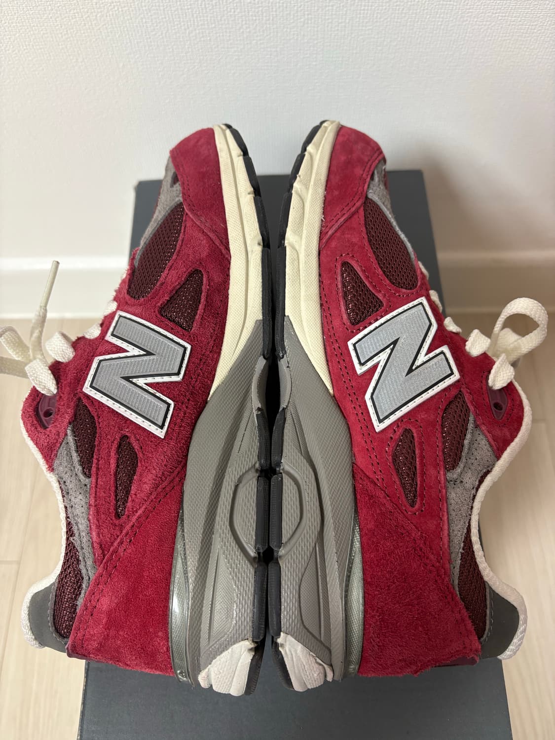 뉴발란스 990v3 MIU 스칼렛 마블헤드 (GS) 상품이미지5