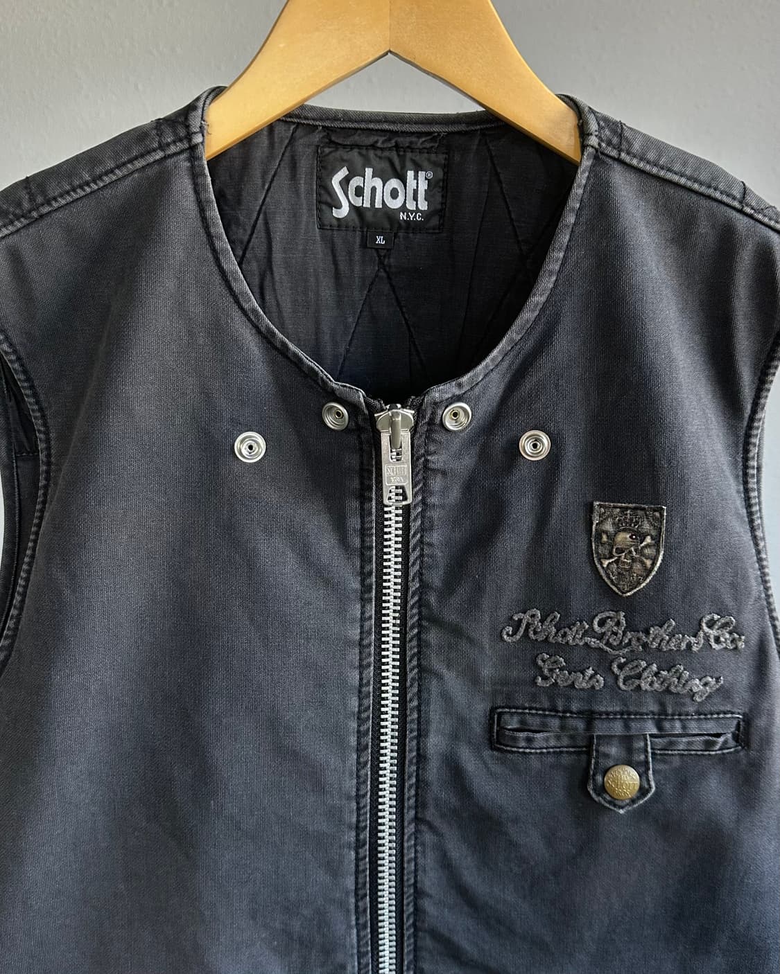 [XL]쇼트 Schott 모터싸이클 워크 베스트 상품이미지5