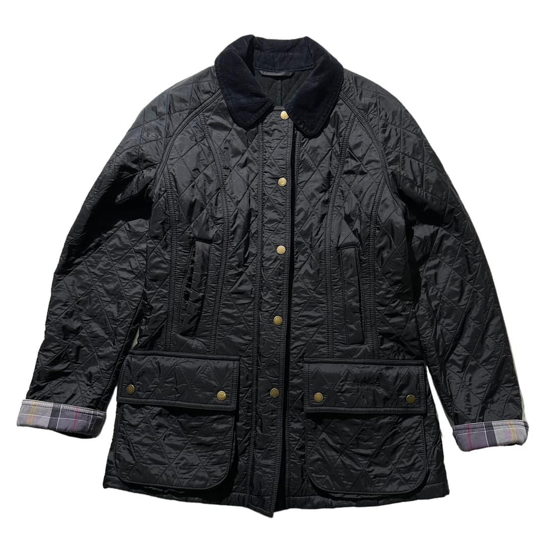 바버 비드넬 폴라퀼팅 자켓 상품이미지1