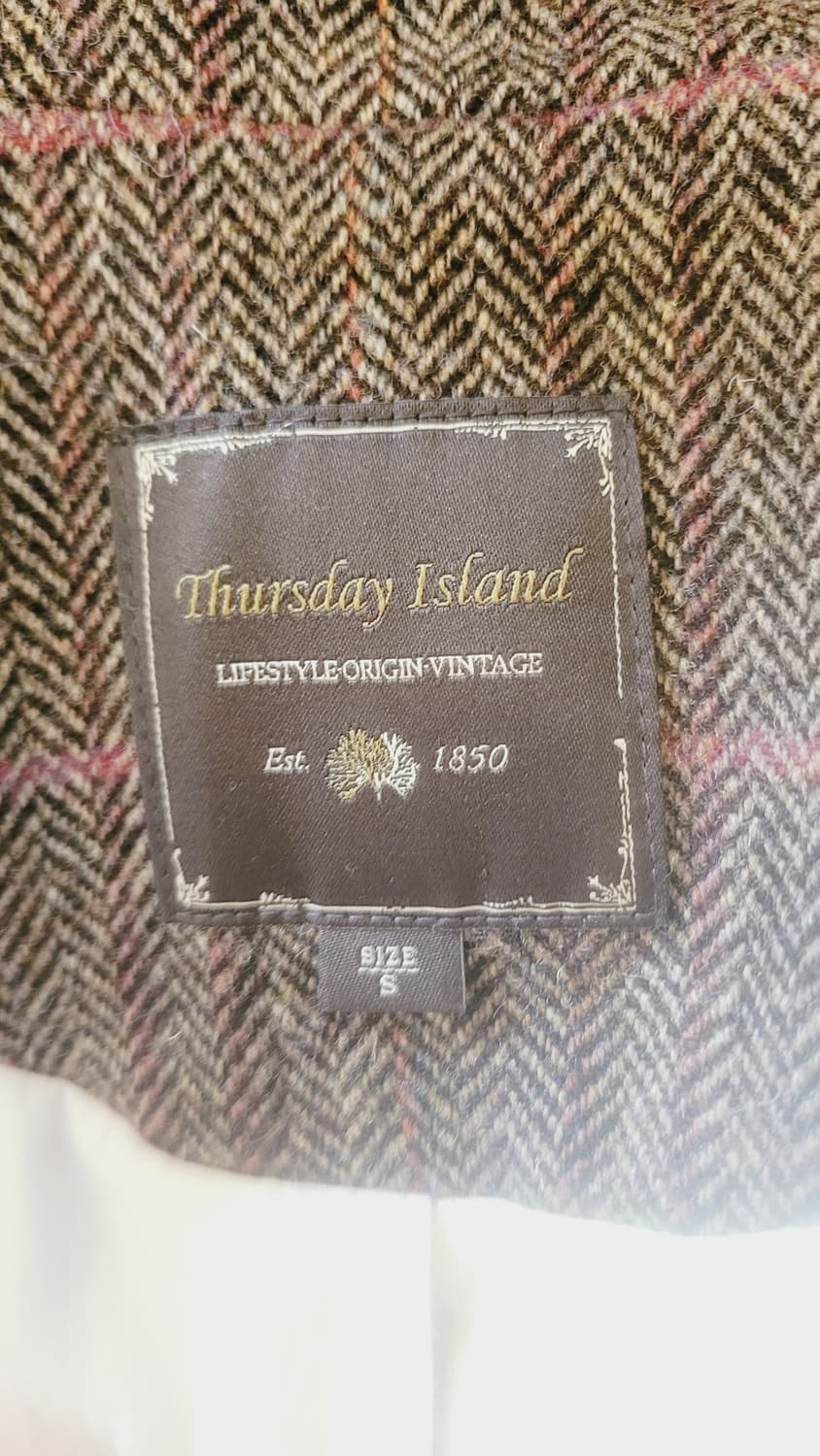 써스데이 아일랜드 리치울 자켓 상품이미지6