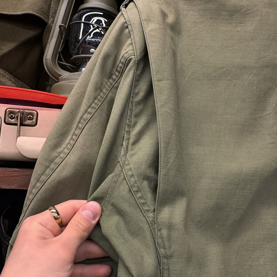 70s 오리지날 미군 M-65 필드자켓 사파리 퍼티그 자켓 N480 상품이미지6