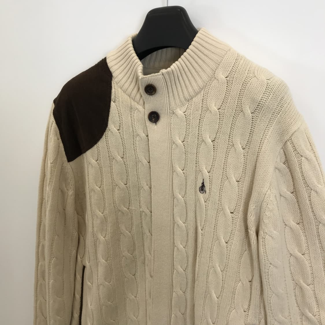 빈폴 캐시미어 방풍 케이블니트집업 [105] 상품이미지2