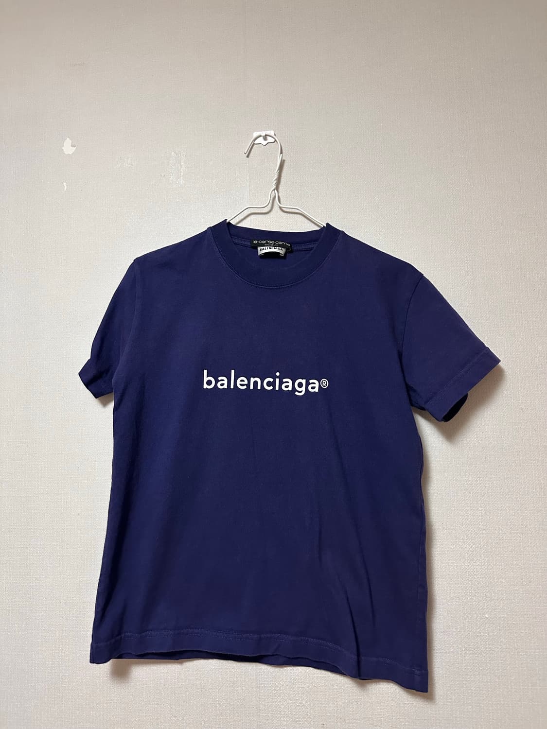 (국내 백화점 매장 정품) 발렌시아가 로고 티셔츠 (M사이즈) 상품이미지1