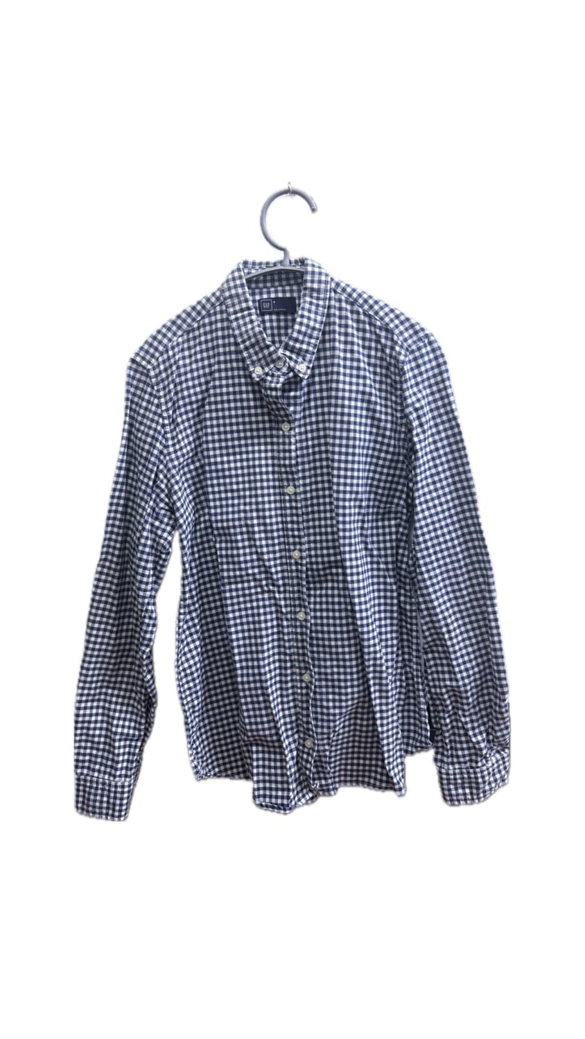 체크 남방 긴소매 셔츠 상품이미지1