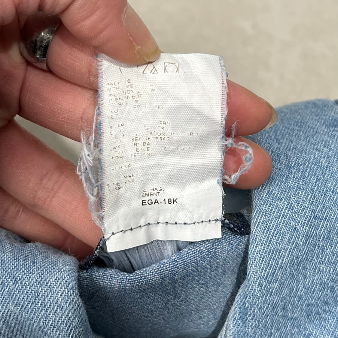 랭글러 웨스턴 데님셔츠 s08877 상품이미지7