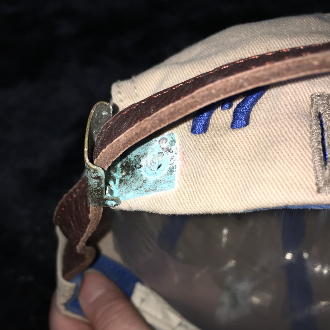 투티/0354 AMERICAN EAGLE 가죽끈 모자 베이지 상품이미지8