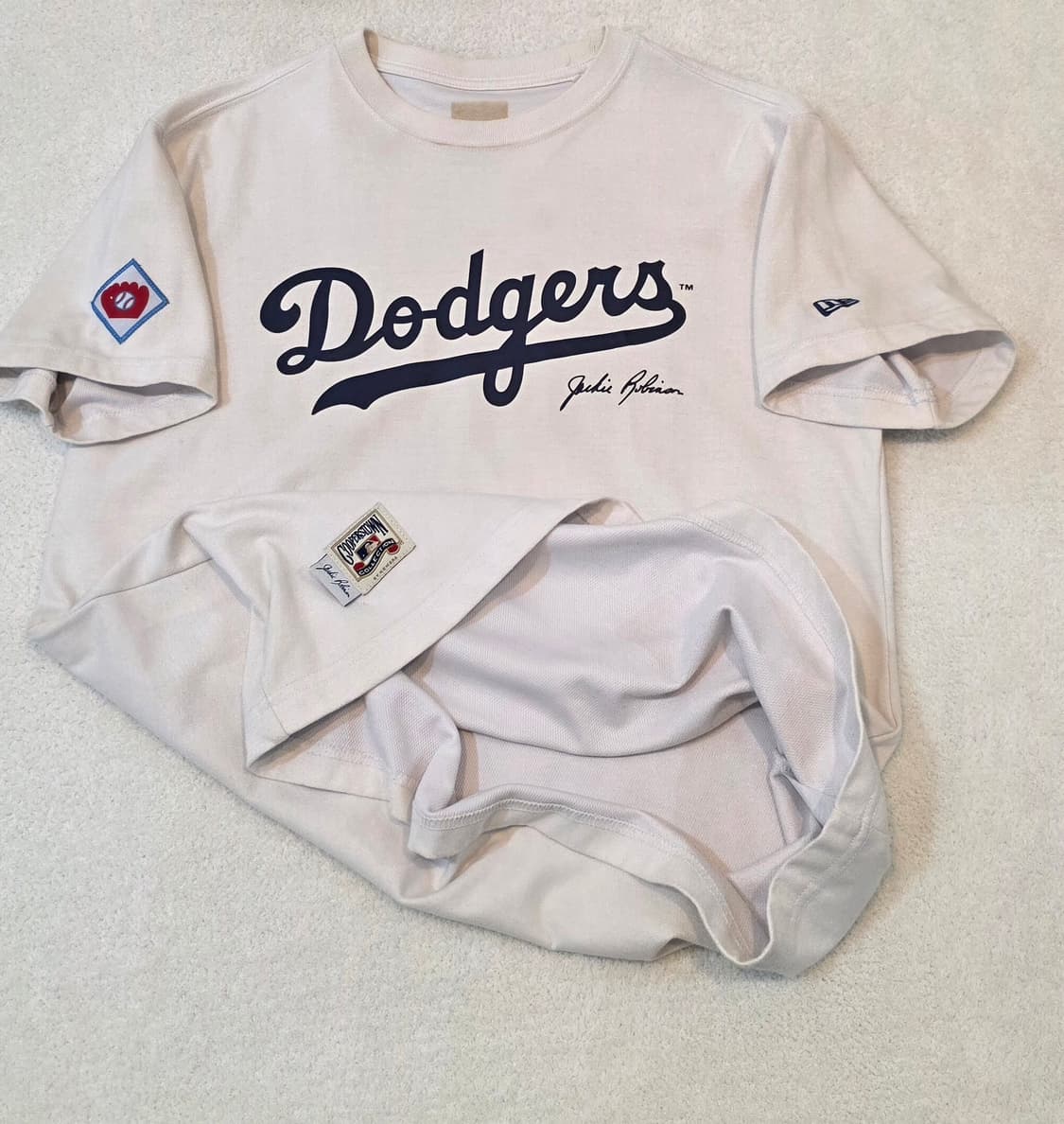 (남녀공용) 다져스 링거 반팔티 상품이미지3