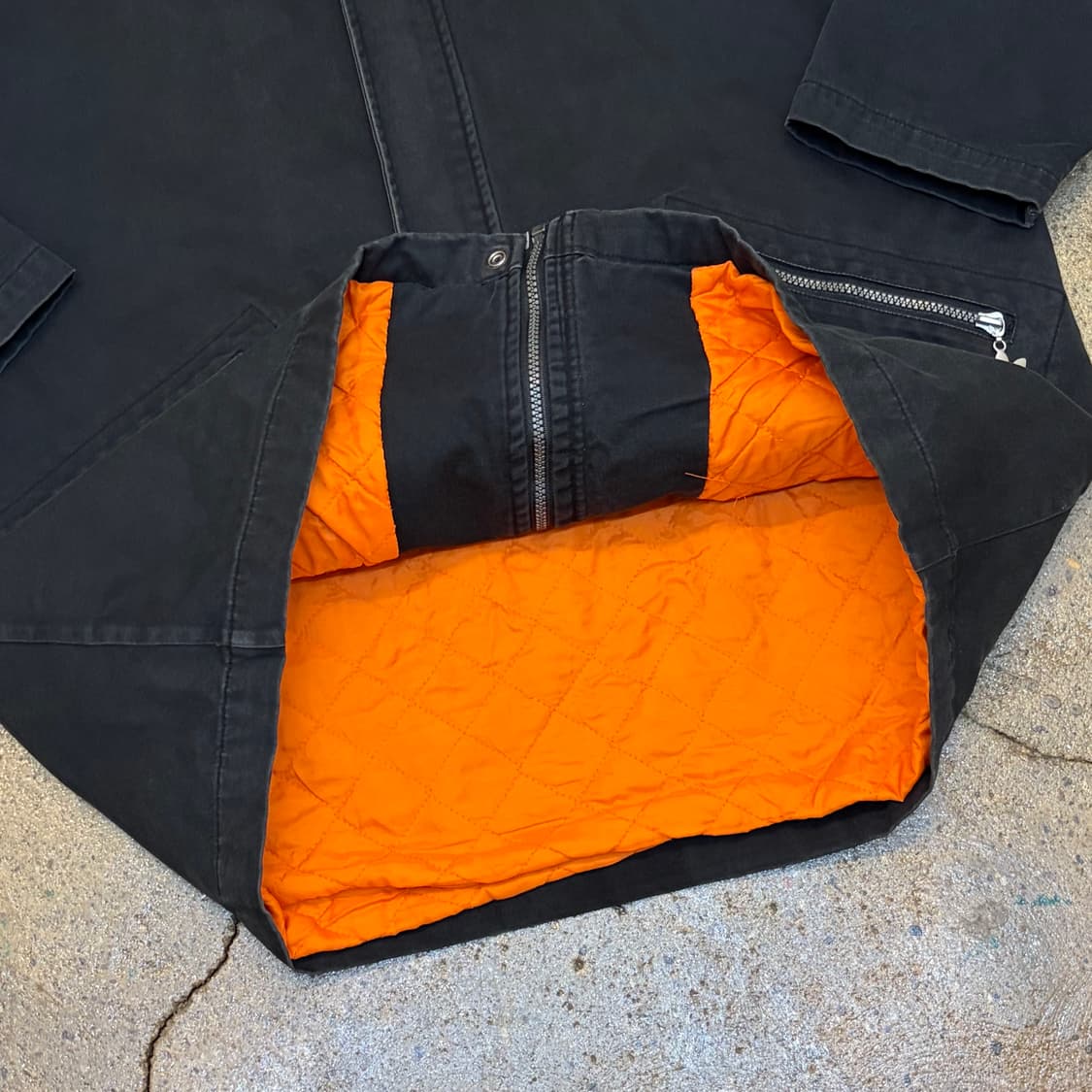 80s USA 빈티지 아디다스 후드 하프코트 패딩 상품이미지10