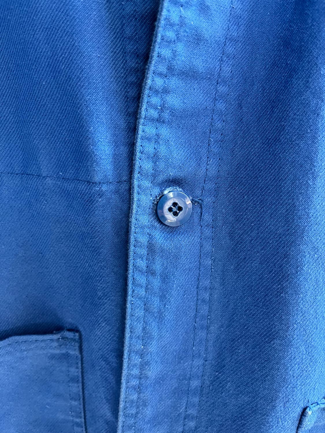 [빈티지/프랑스제] 프렌치 블루 워크 자켓 - Imphy S.A. 자수  상품이미지3