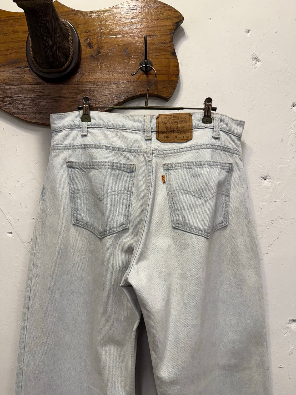 (34.5inch) 90s USA Levi’s 리바이스 550 Orang 상품이미지1