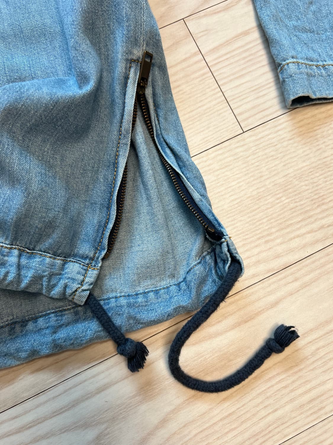 생로랑 / 데님 후드 아노락 / M 상품이미지4