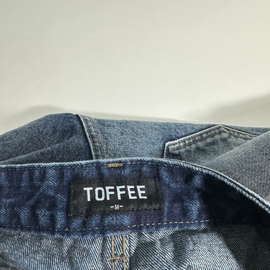 M 토피 진청 세미벌룬핏 데님팬츠 상품이미지4