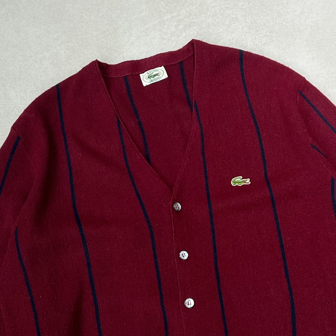 라코스테 브이넥 니트 가디건 s09613 상품이미지3