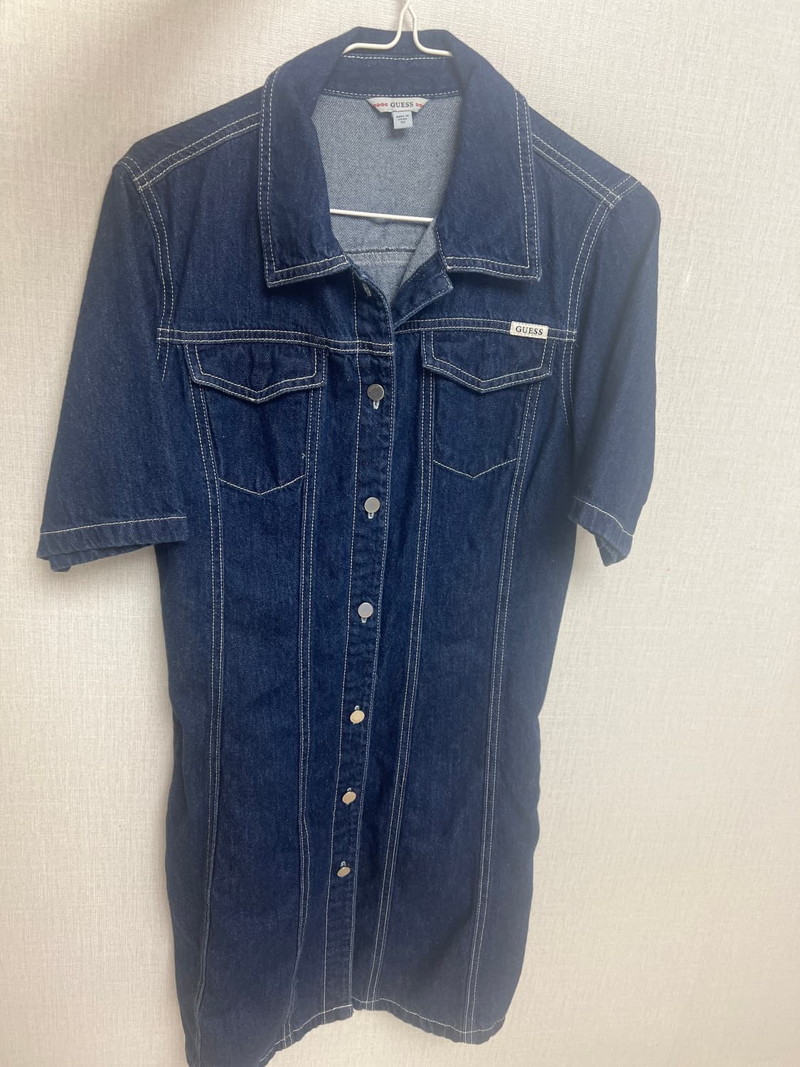 Guess 데님 버튼 원피스 상품이미지1