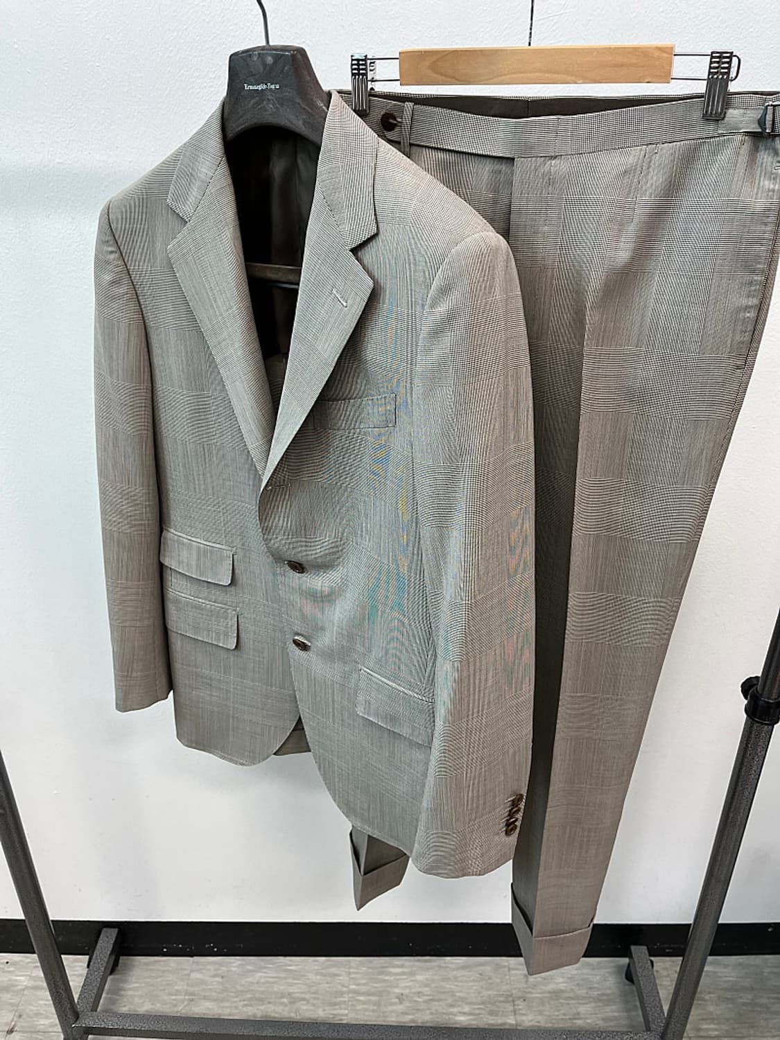 95,31-32) 카모시타 체크 셋업슈트 상품이미지1