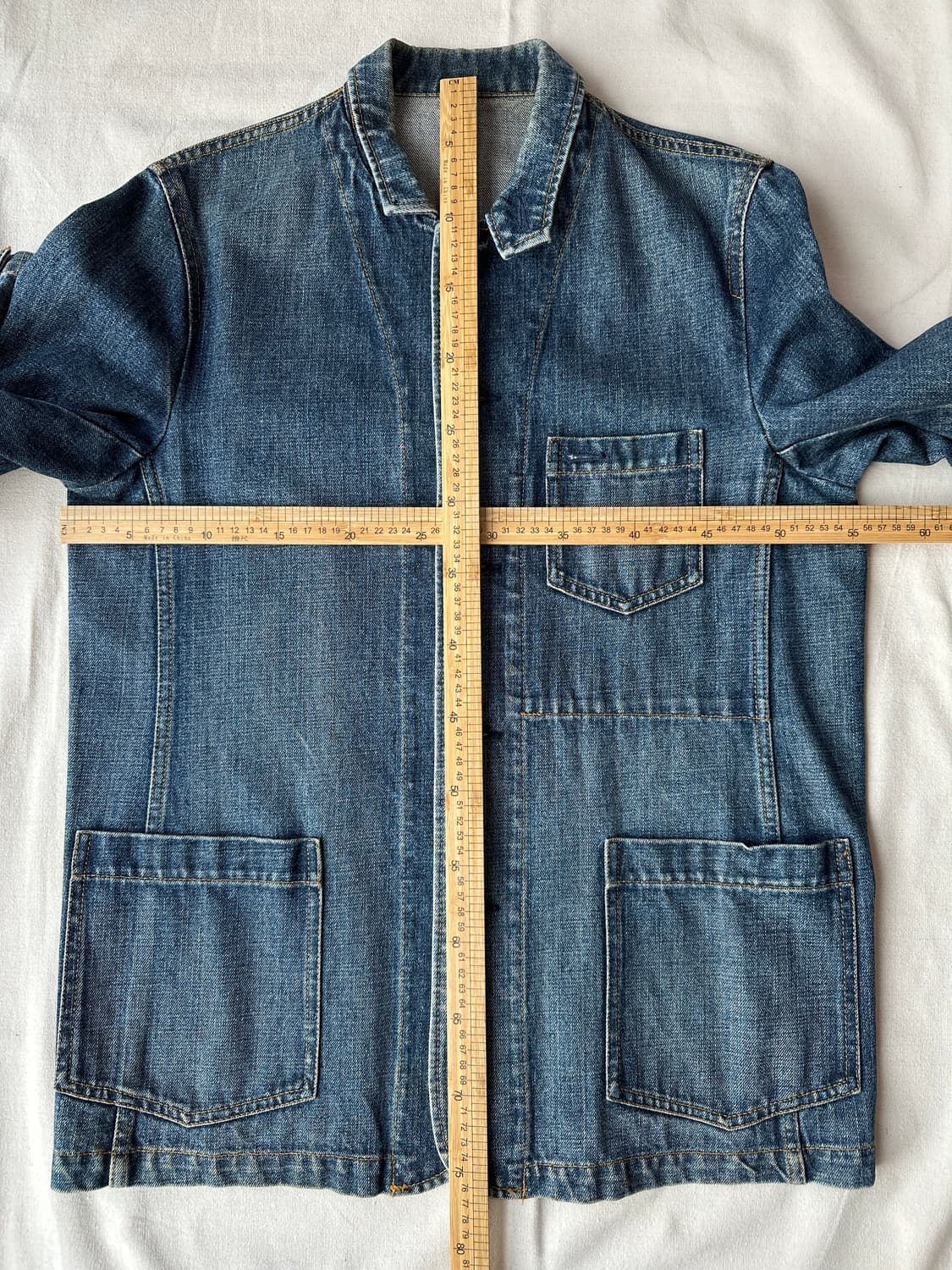 올드 유니클로 데님 초어자켓 L  상품이미지10