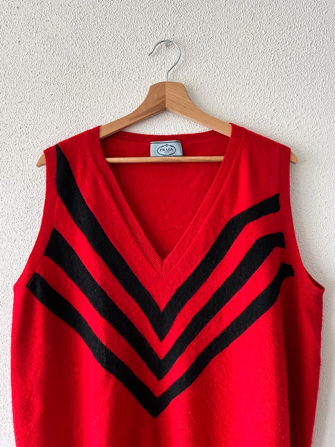 프라다 FW14 울-캐시미어 슬리브리스 스웨터 상품이미지3