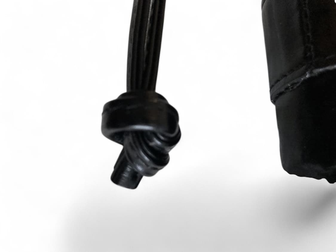 요지 야마모토 와이즈 소가죽 드로스트링 핸드백 상품이미지4