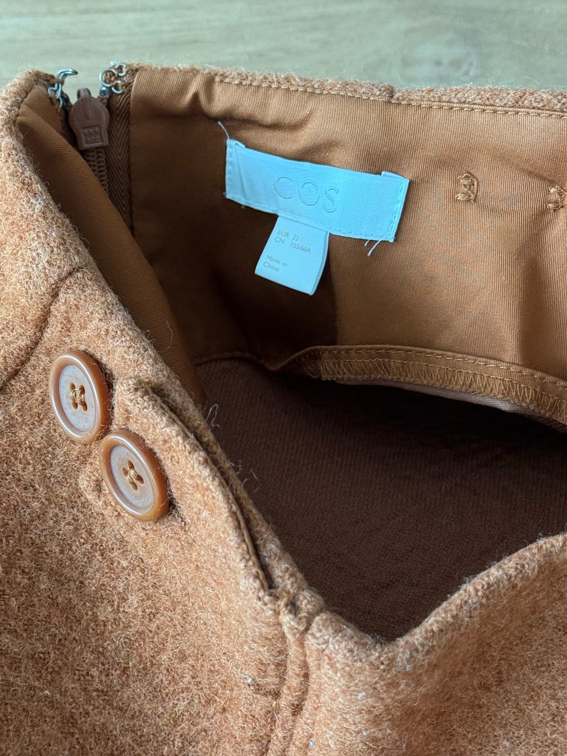 COS 코스 포켓 울 100% 스커트 상품이미지6