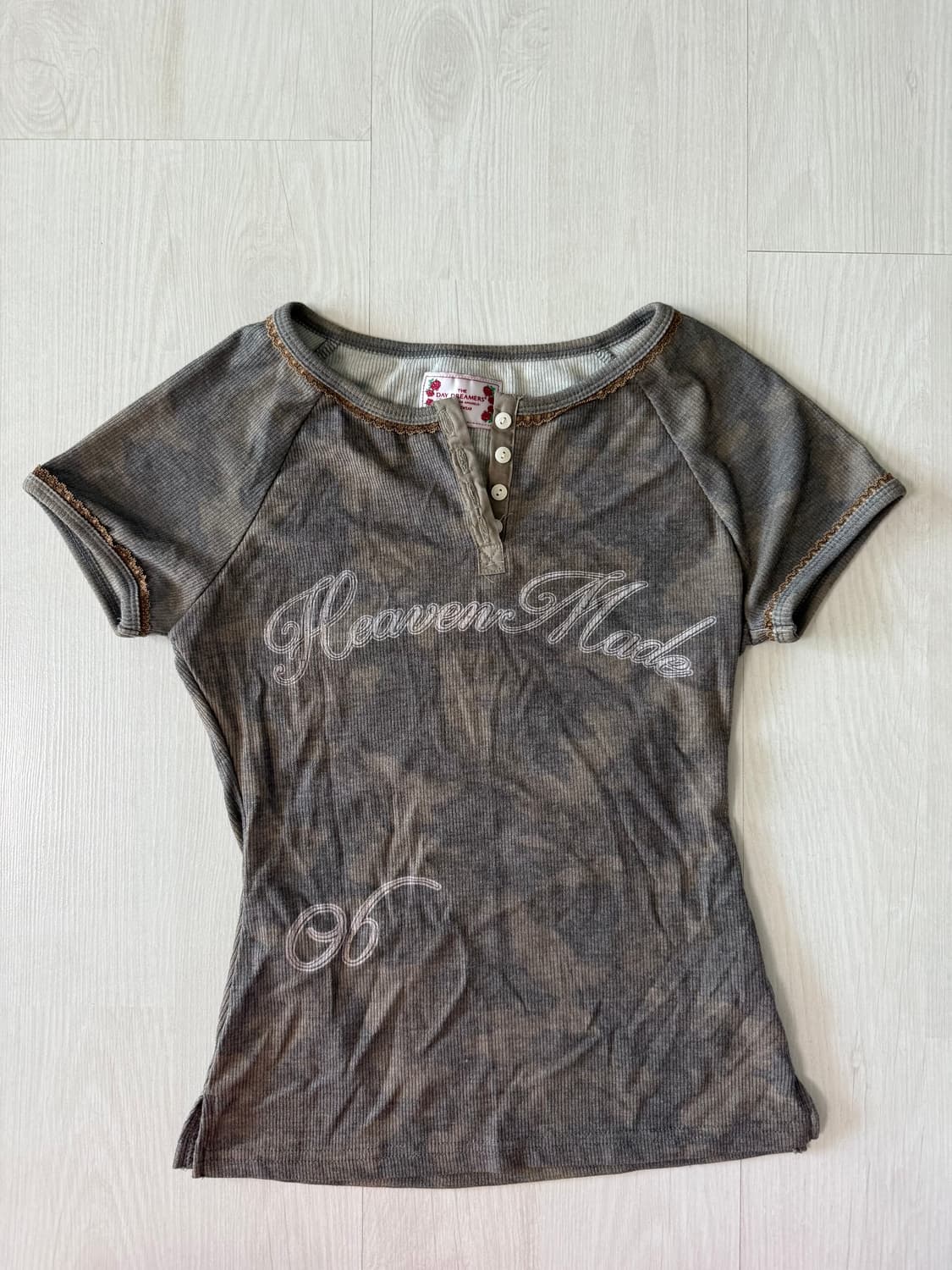 스컬프터 카모 골지 반팔티 상품이미지1