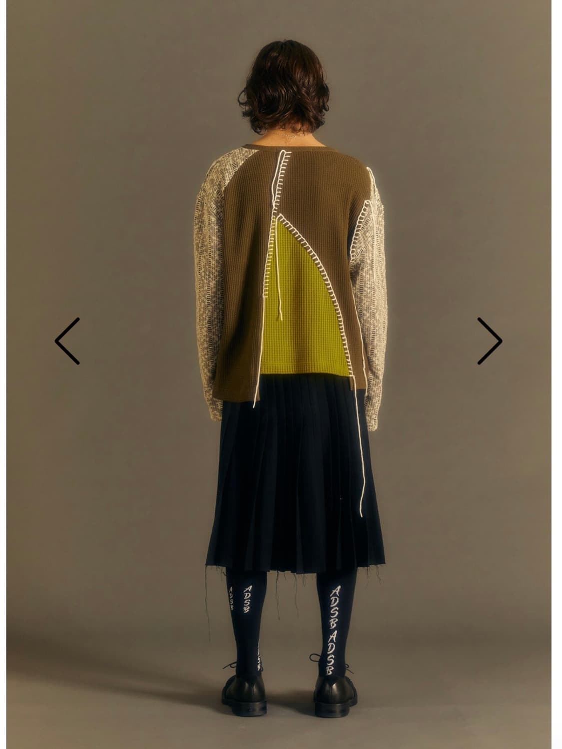 앤더슨벨 차트레 크루넥 스웨터 니트 상품이미지2