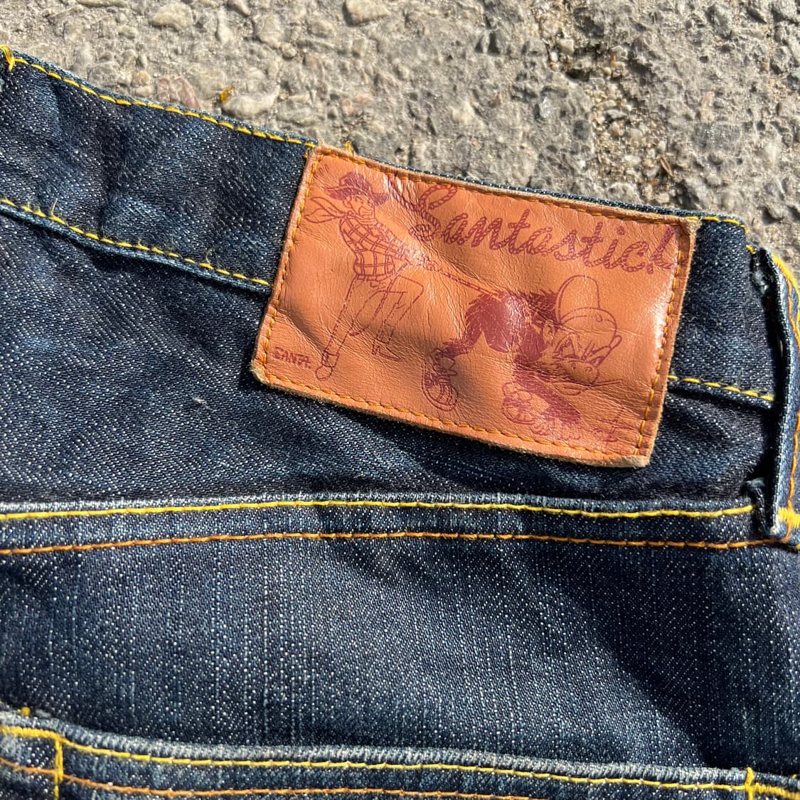 Santastic! 사루 셀비지 데님 팬츠 상품이미지8