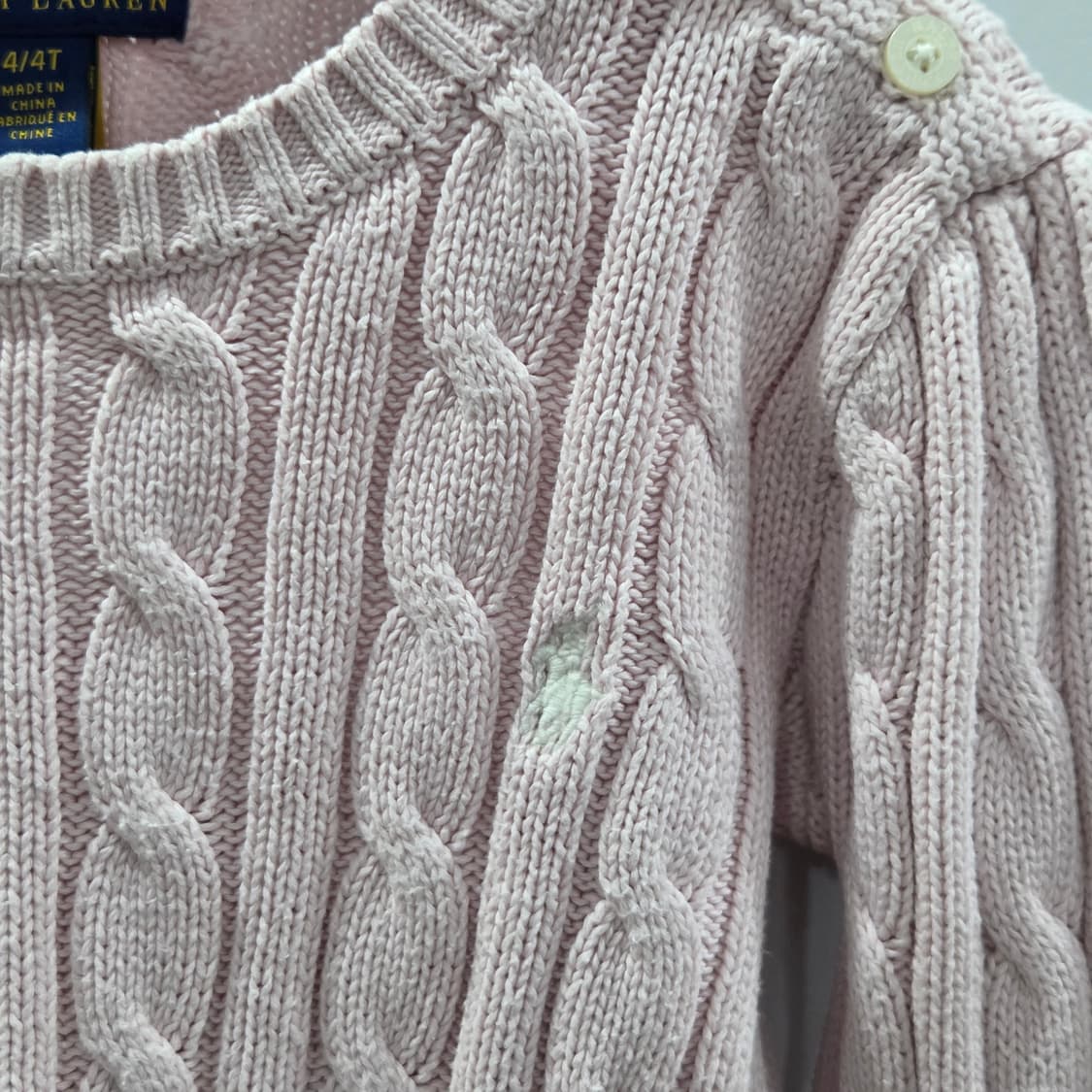 폴로랄프로렌 키즈 케이블 니트 4T 상품이미지4