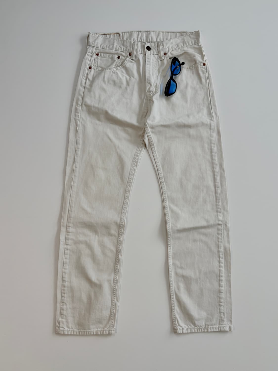 [31x32] 리바이스 505 아이보리 베이지탭 상품이미지1