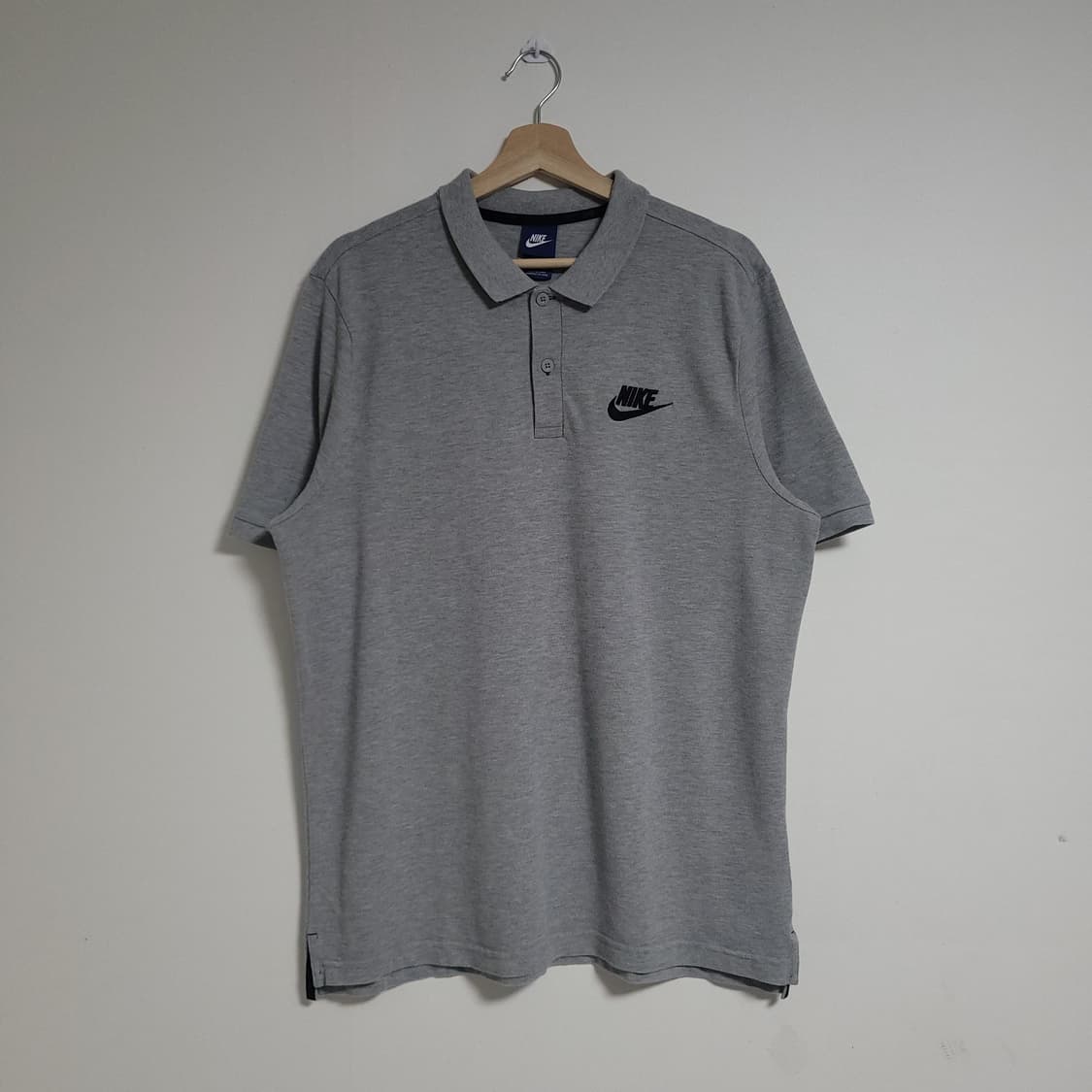 (XXL) NIKE 나이키 빅사이즈 그레이 반팔 카라 티셔츠 상품이미지1
