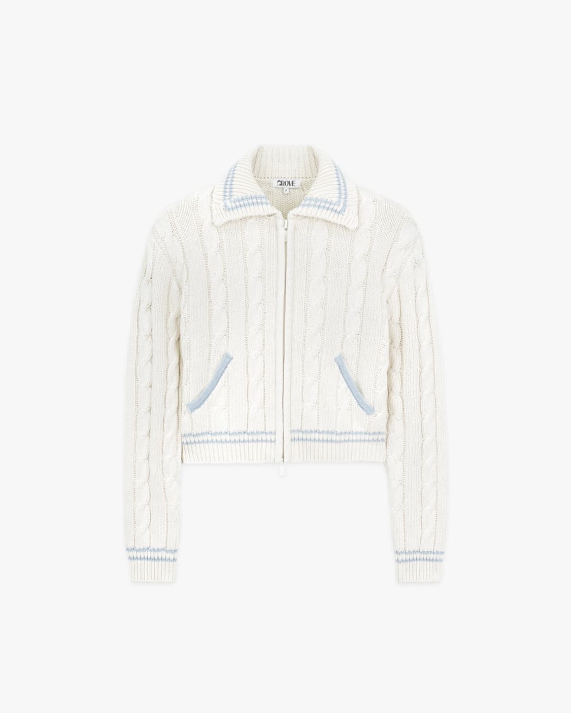 그로브 가디건 집업 WICK KNIT ZIPUP 상품이미지1