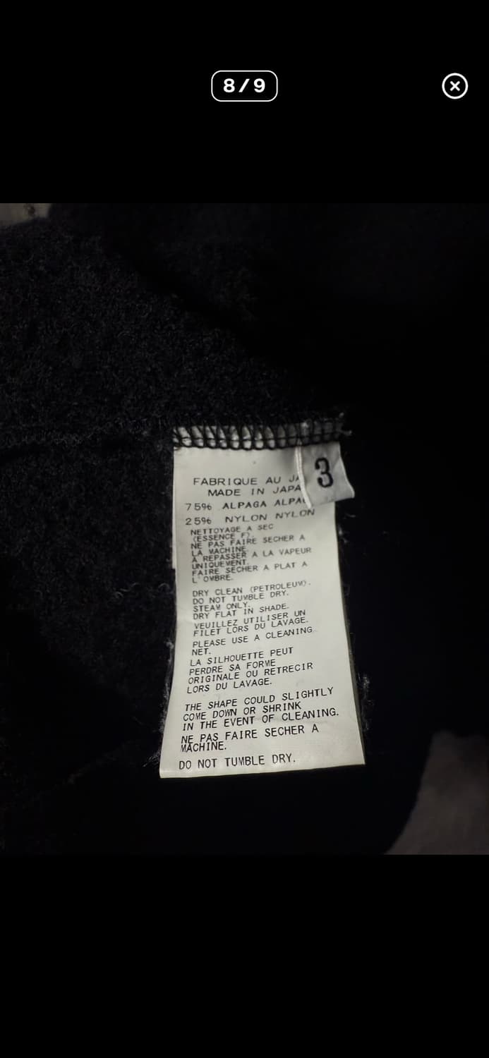 Yohji Yamamoto Pour Homme Alpaca Coat 상품이미지8