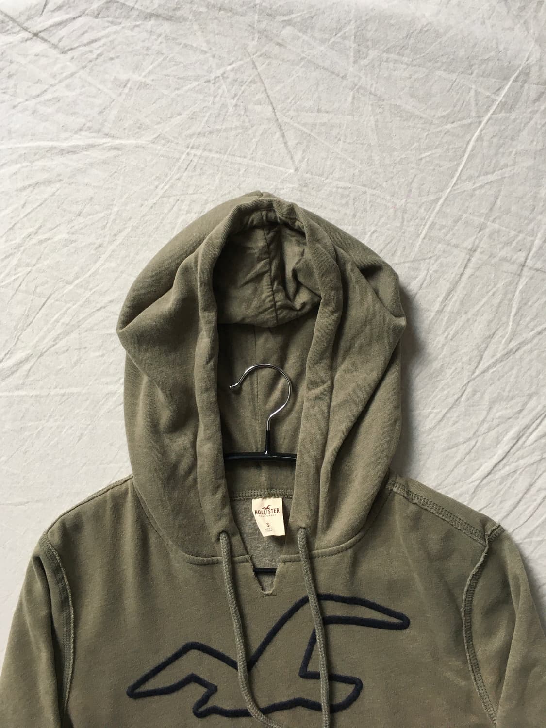 홀리스터 자수 빅로고 후드티 상품이미지4