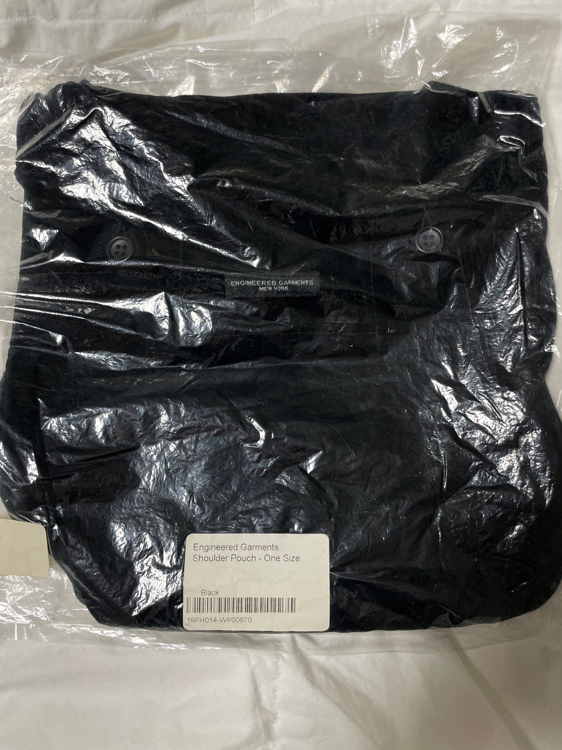 Engineered Garments Shoulder Pouch Black 상품이미지7