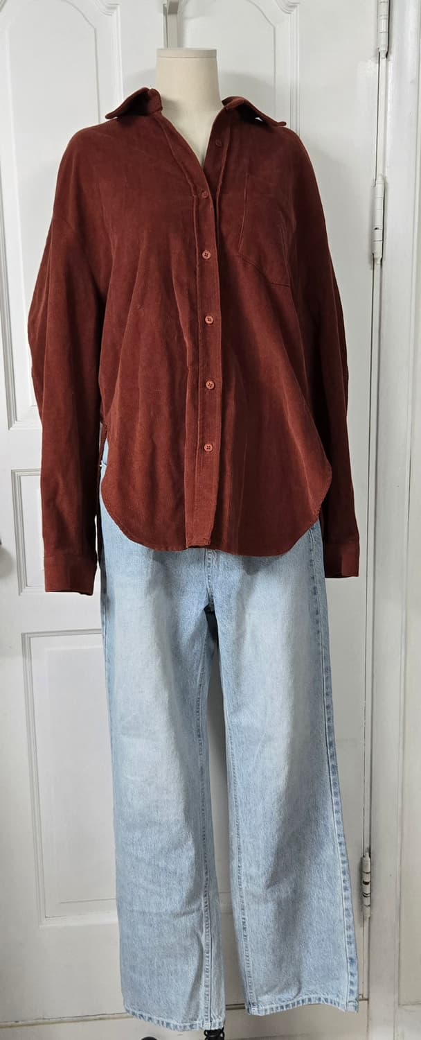 We are 위아 코듀로이 셔츠 상품이미지1