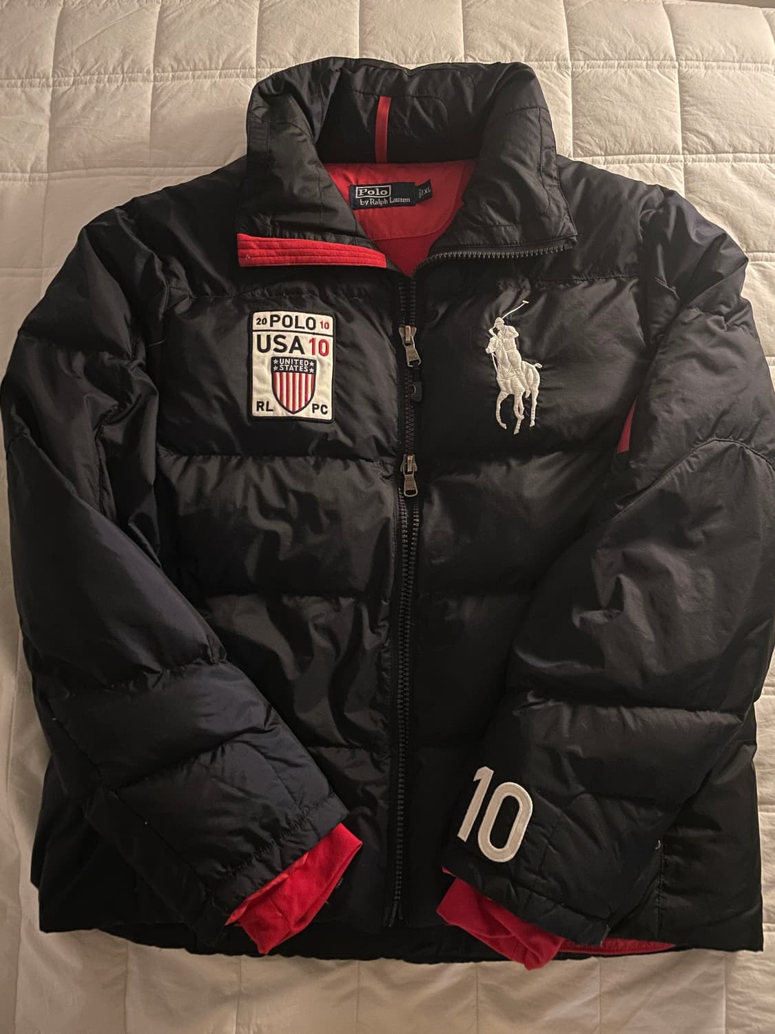 폴로 랄프로렌 USA 빅포니 투웨이 패딩 상품이미지1