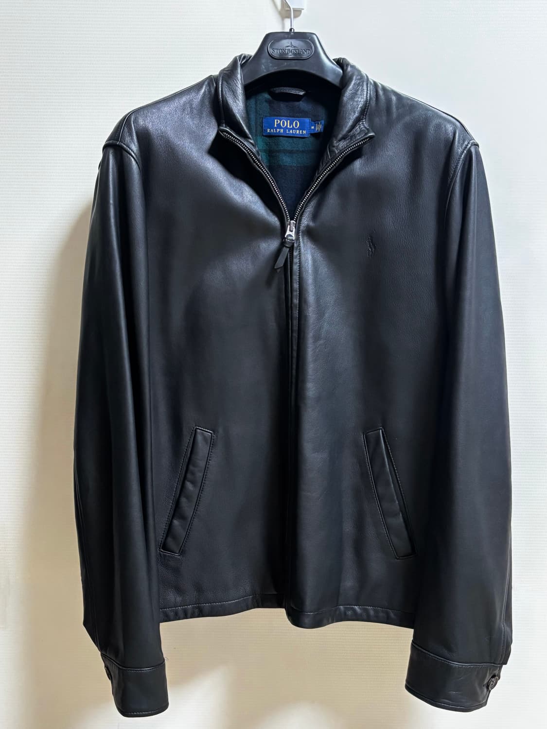 폴로 가죽자켓 상품이미지1