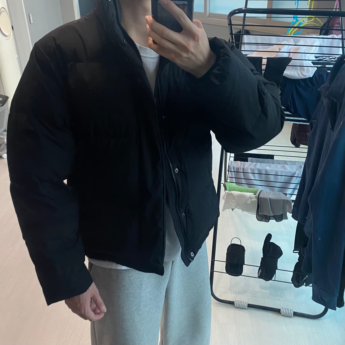 인사일런스 프리미엄 덕 다운 패딩 M 상품이미지2