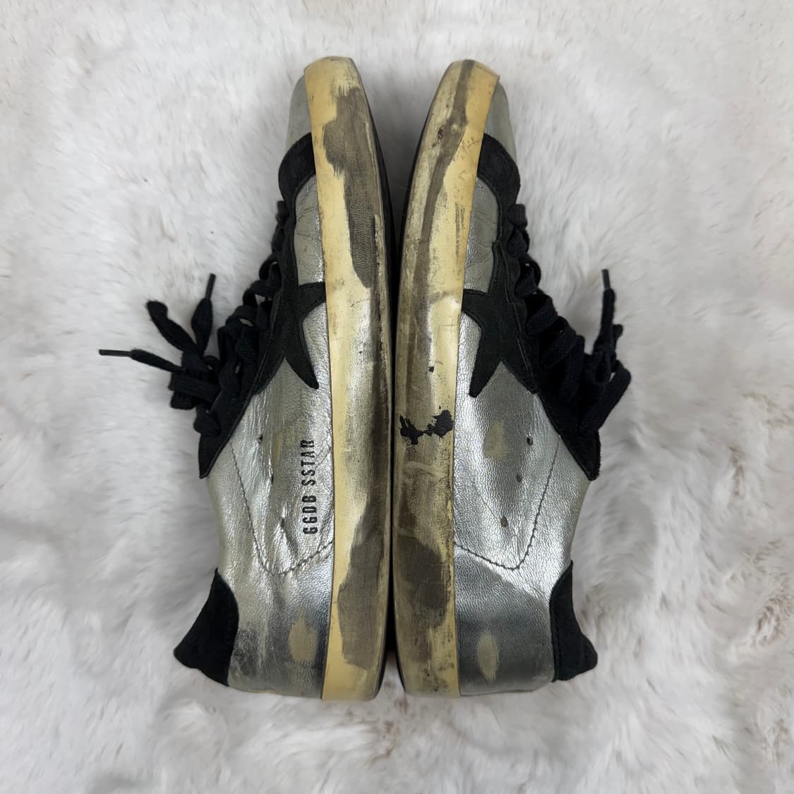 (40) 골든구스 슈퍼스타 실버블랙 상품이미지4