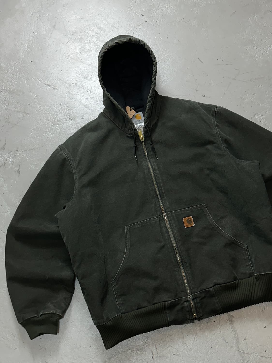 OG 칼하트 J130 액티브 자켓 칼하트 MOS 모스그린 상품이미지5