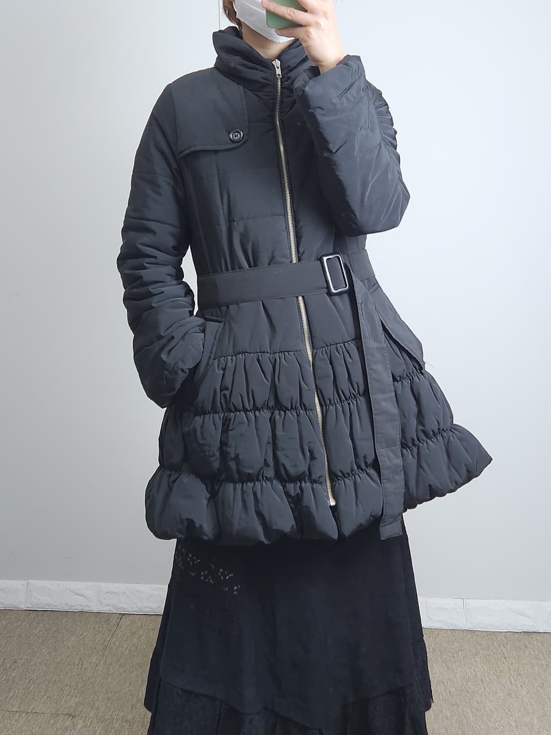 캉캉 볼륨 롱 패딩 상품이미지2